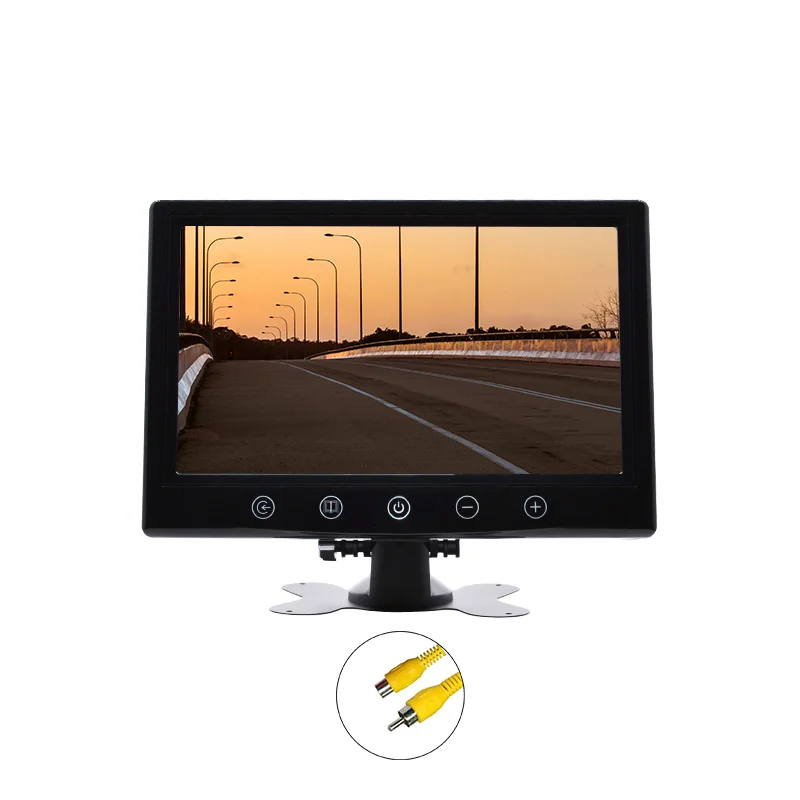 9 inch HD Vehicle Quad-view Trucks Reversing Image Display Screen