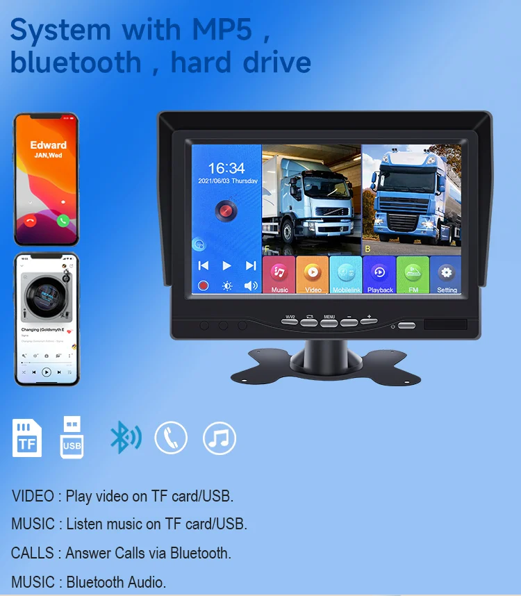 Backup Camera System with MP5 Backup Camera System with MP5