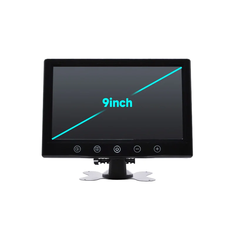 9 inch HD Vehicle Quad-view Trucks Reversing Image Display Screen