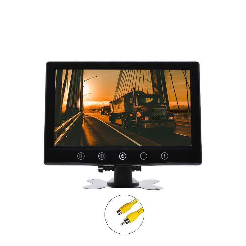 9 inch HD Vehicle Quad-view Trucks Reversing Image Display Screen