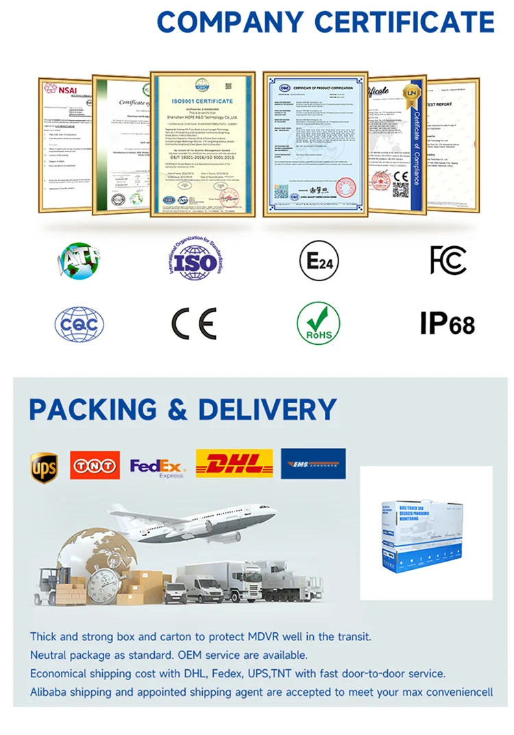 Company Certificate & Packing & Delivery