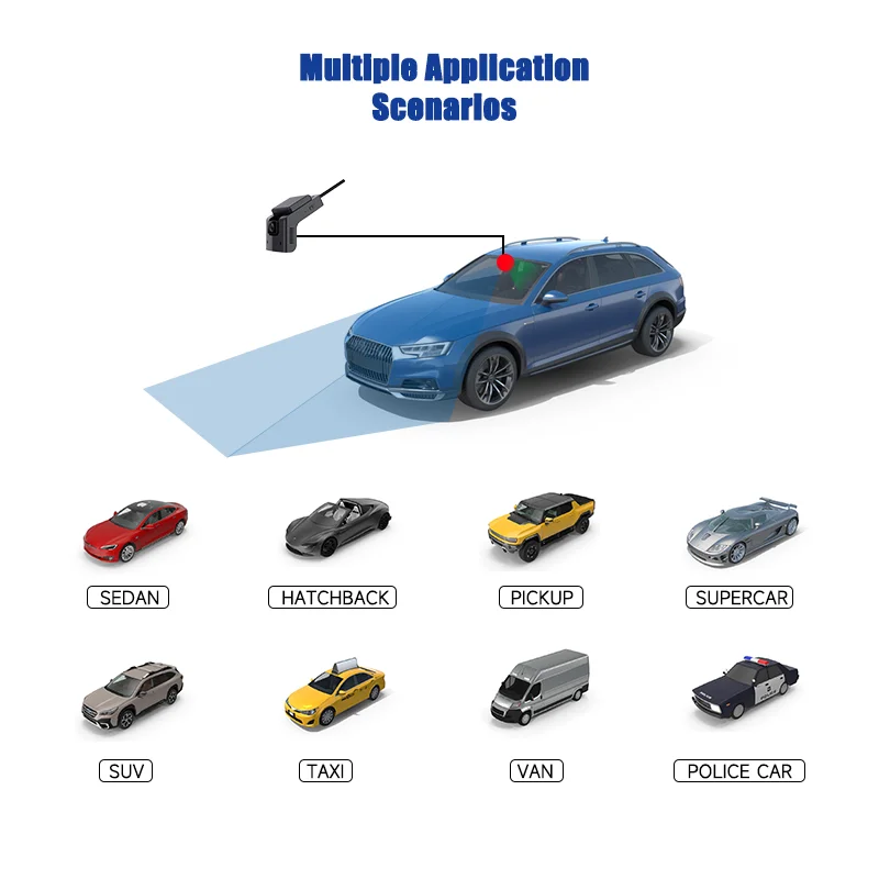 4G AI Dash Cam 2 Channel with ADAS DSM CMS for Taxi Fleet Management