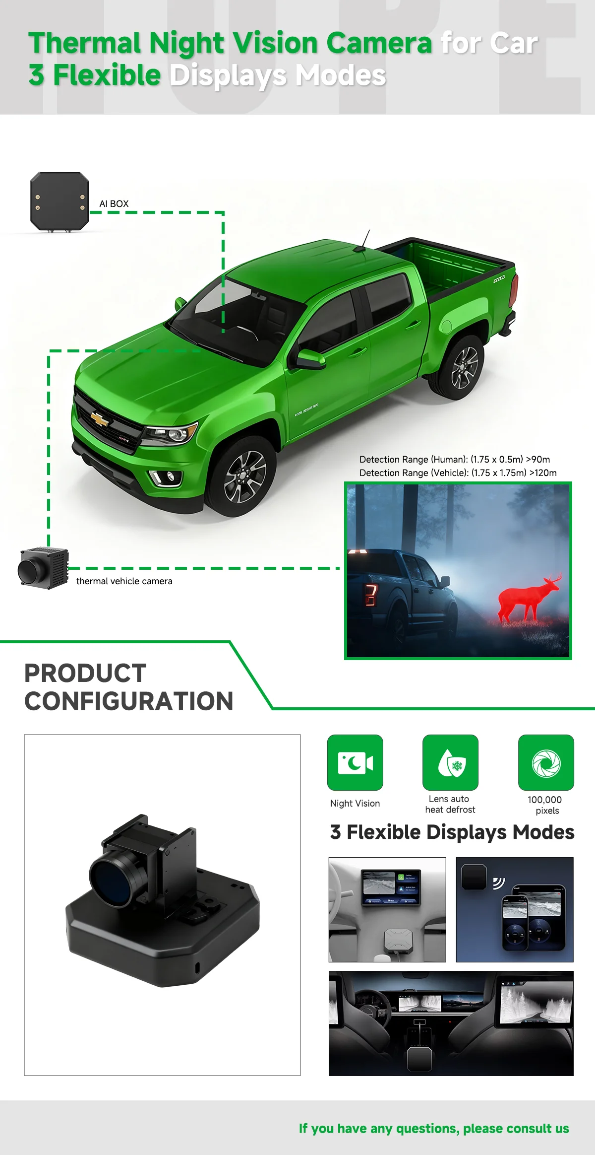 Thermal vehicle camera