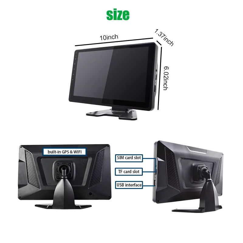 4-Channel 360-degree Around View Truck Blind Spot Monitoring System