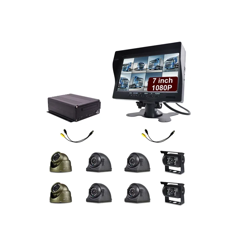 8CH Truck Mobile MDVR 7 Inch Monitor AHD IP68 Waterproof Camera OEM/ODM
8CH Truck Mobile MDVR 7 Inch Monitor AHD IP68 Waterproof Camera OEM/ODM
