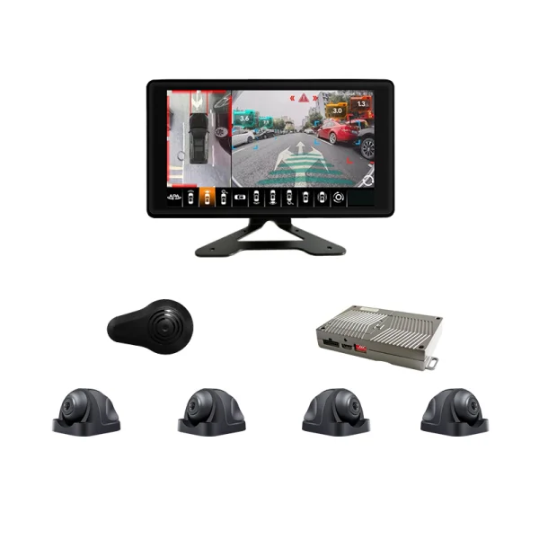 10.1 inch HDMI Touch Screen 360°Panorama BSD ADAS Vehicle MDVR