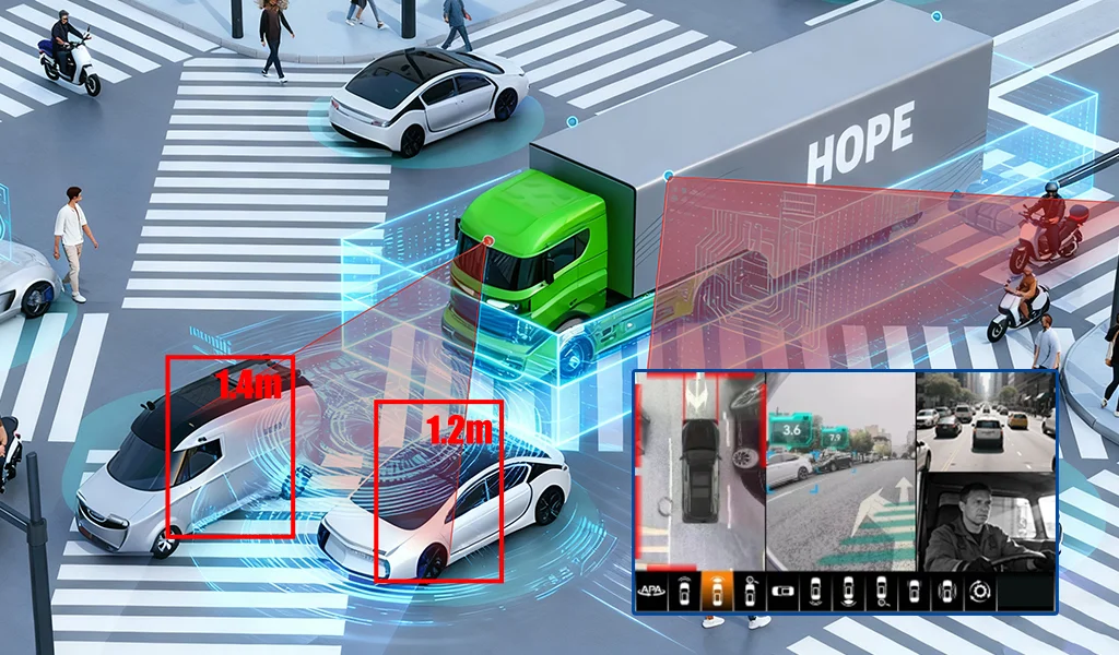 Built-in AI algorithm,integrating BSD full area detection