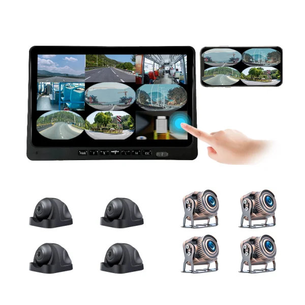 10.1" 8CH 4G Driving Recorder System for Trailer Truck Bus Van